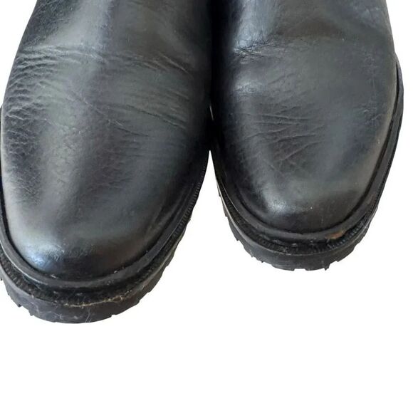 Mamut Black Silver Accents Ankle Women’s Leather Bootie SZ 6.5 - Picture 9 of 14